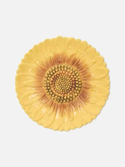 Strukturierter Beilagenteller In Blumenoptik