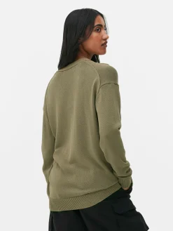 Strukturierter Cardigan Im Boyfriend-Look