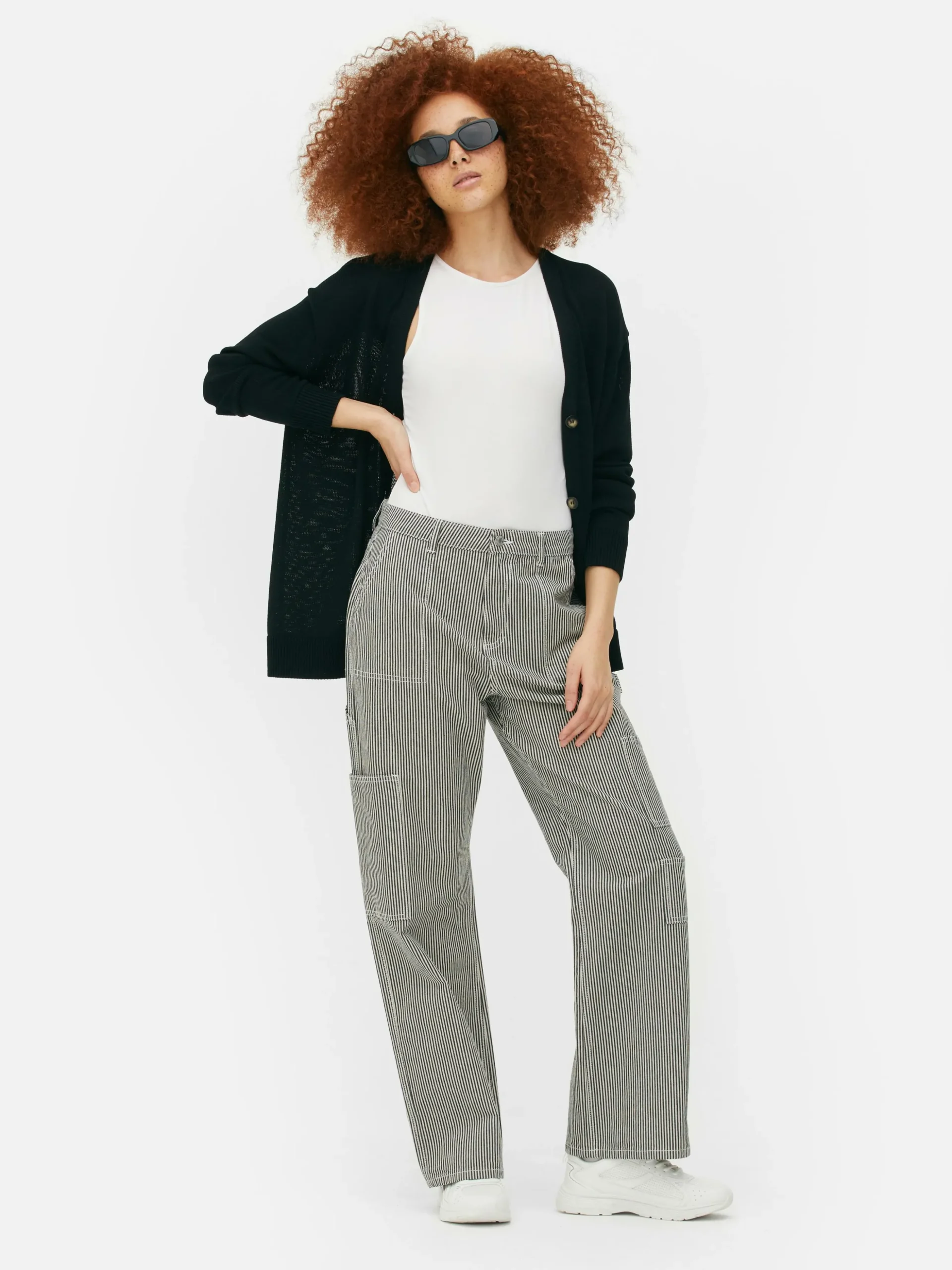 Strukturierter Cardigan Im Boyfriend-Look