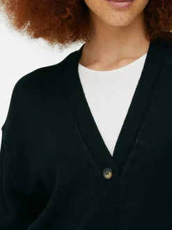 Strukturierter Cardigan Im Boyfriend-Look