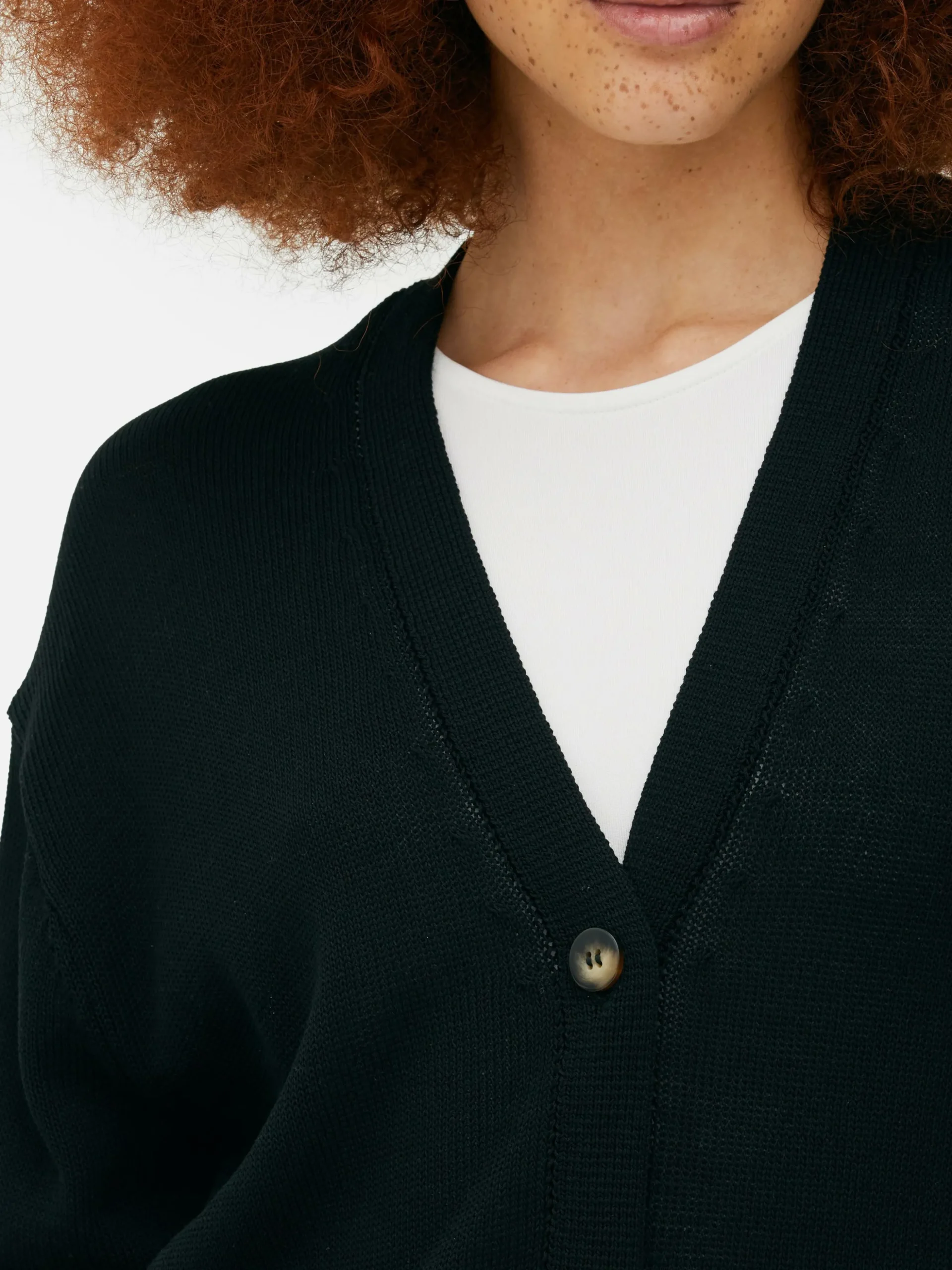 Strukturierter Cardigan Im Boyfriend-Look