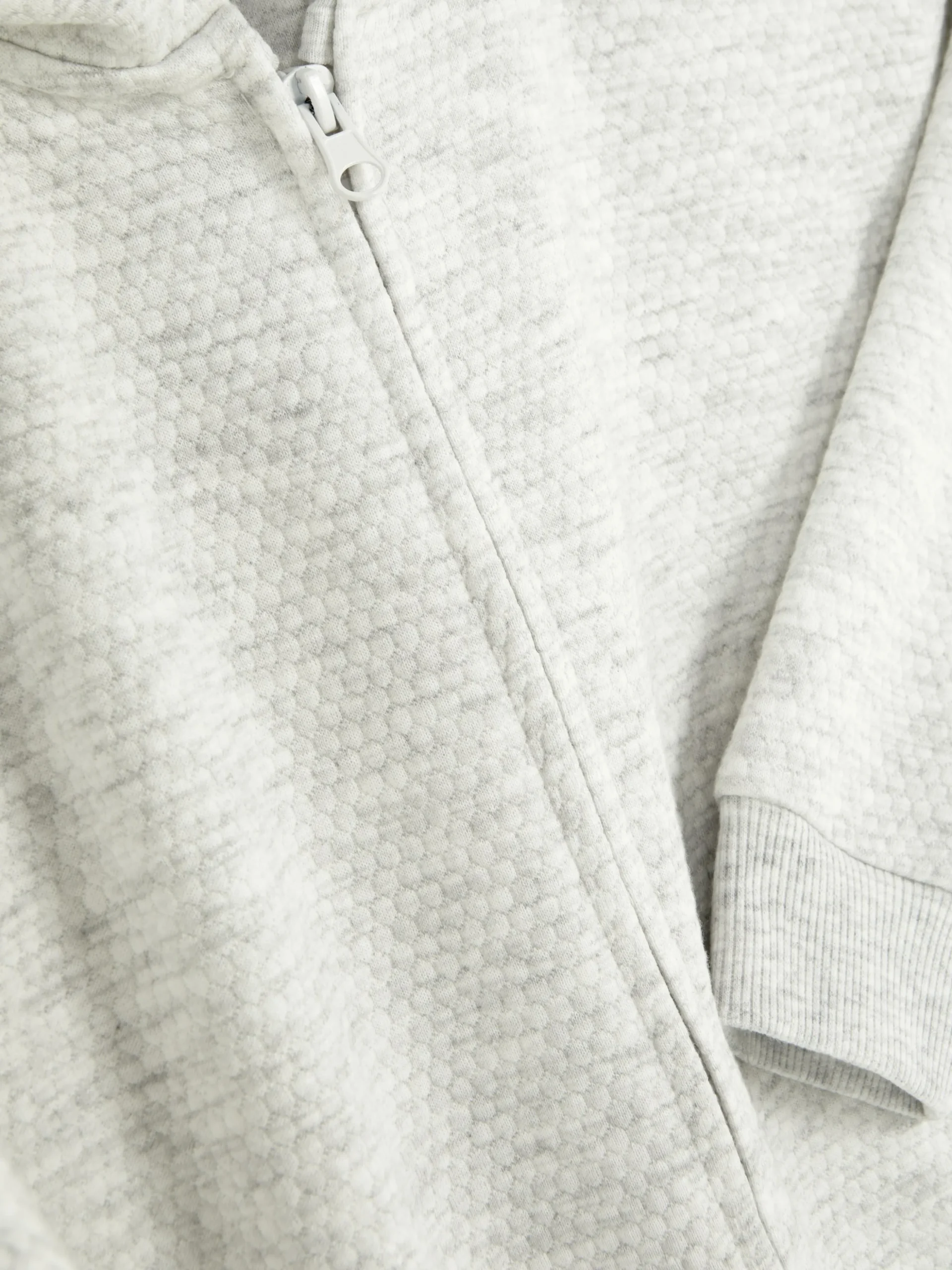 Strukturierter Hoodie Mit Reißverschluss Für Jungen