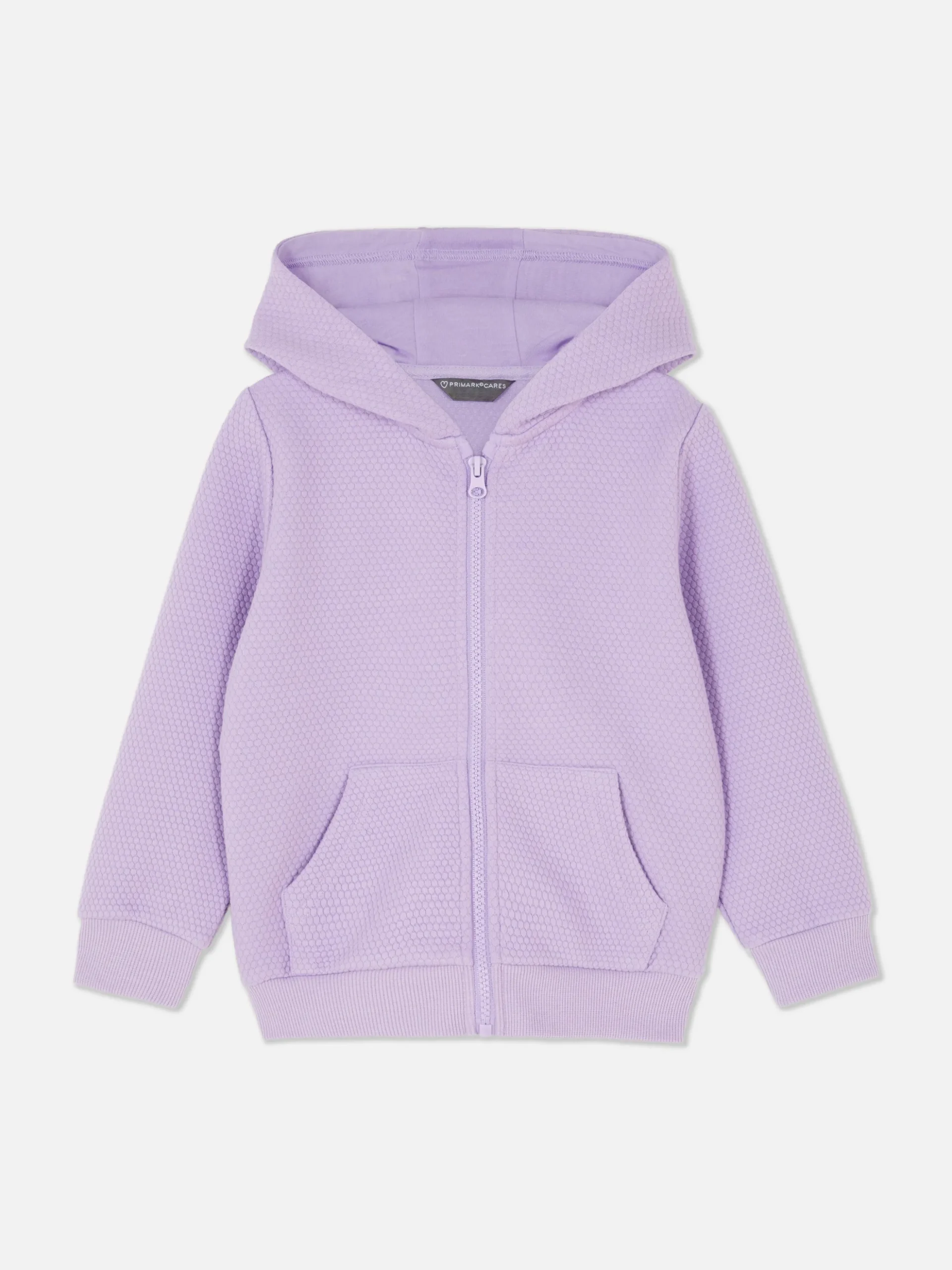 Strukturierter Hoodie Mit Reißverschluss