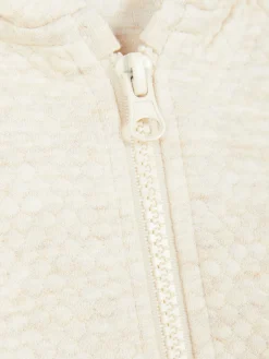 Strukturierter Hoodie Mit Reißverschluss