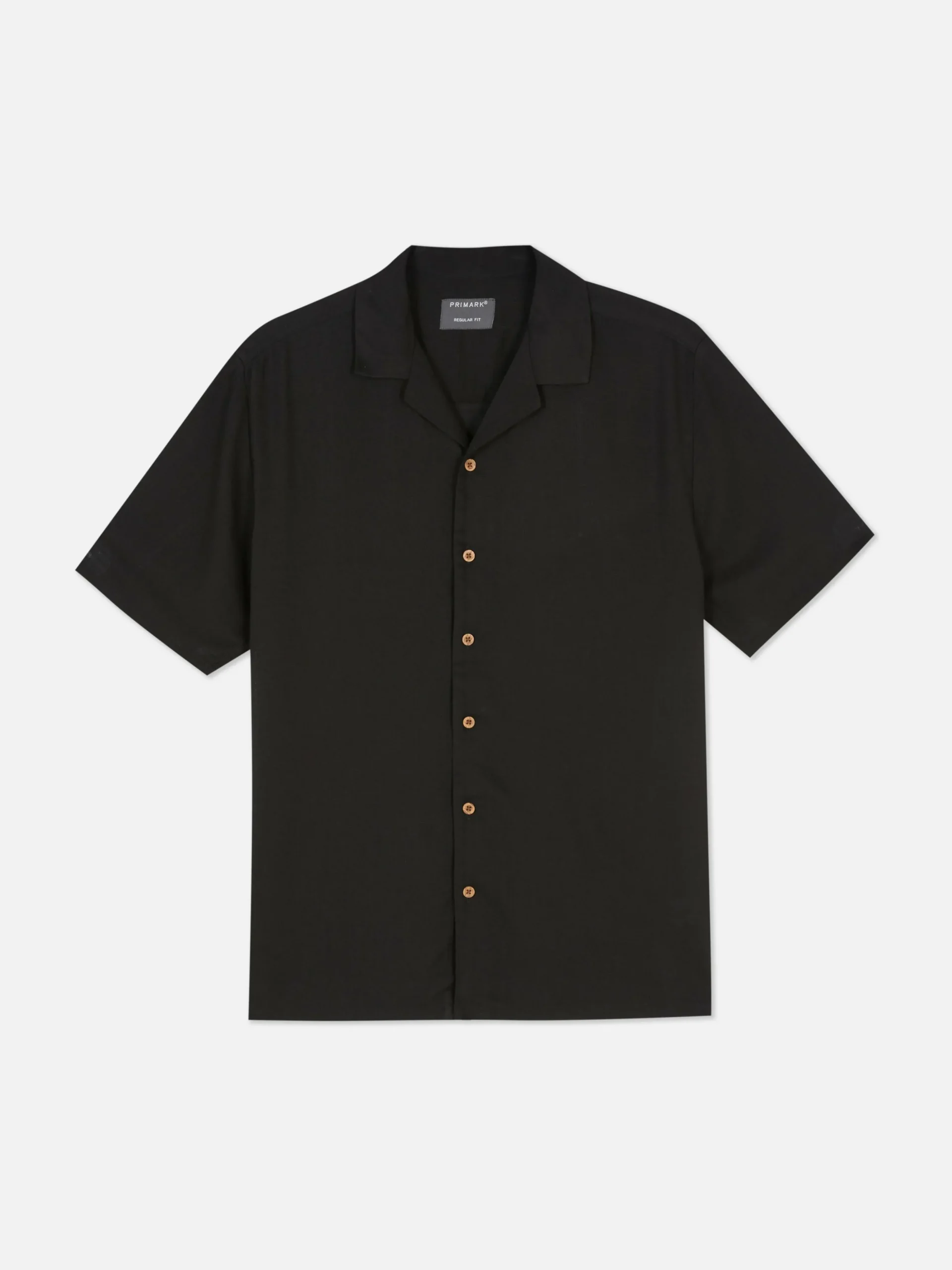 Strukturiertes Kurzarmhemd