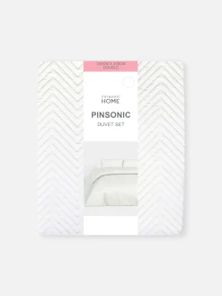 Strukturiertes Wendebettwäscheset, Doppelbett