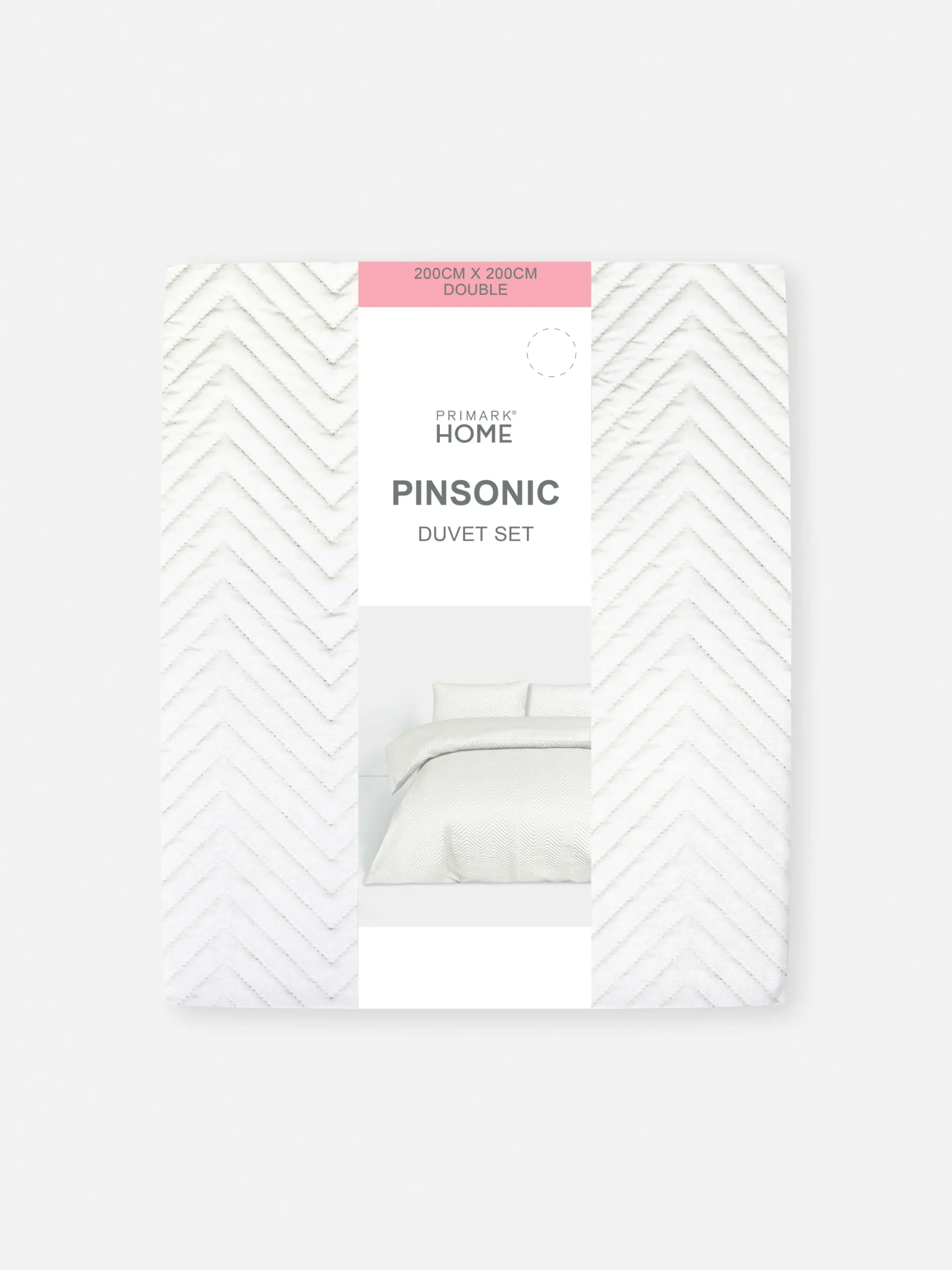 Strukturiertes Wendebettwäscheset, Doppelbett