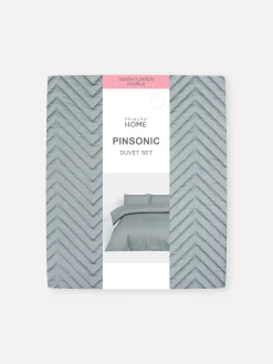 Strukturiertes Wendebettwäscheset, Doppelbett