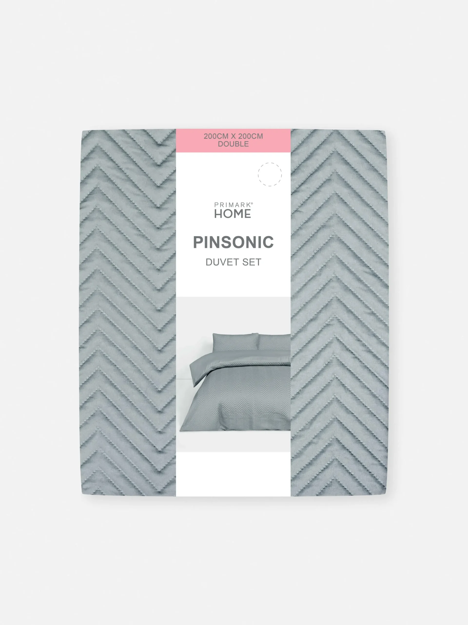 Strukturiertes Wendebettwäscheset, Doppelbett