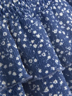 Stufenrock Mit Blumenmuster