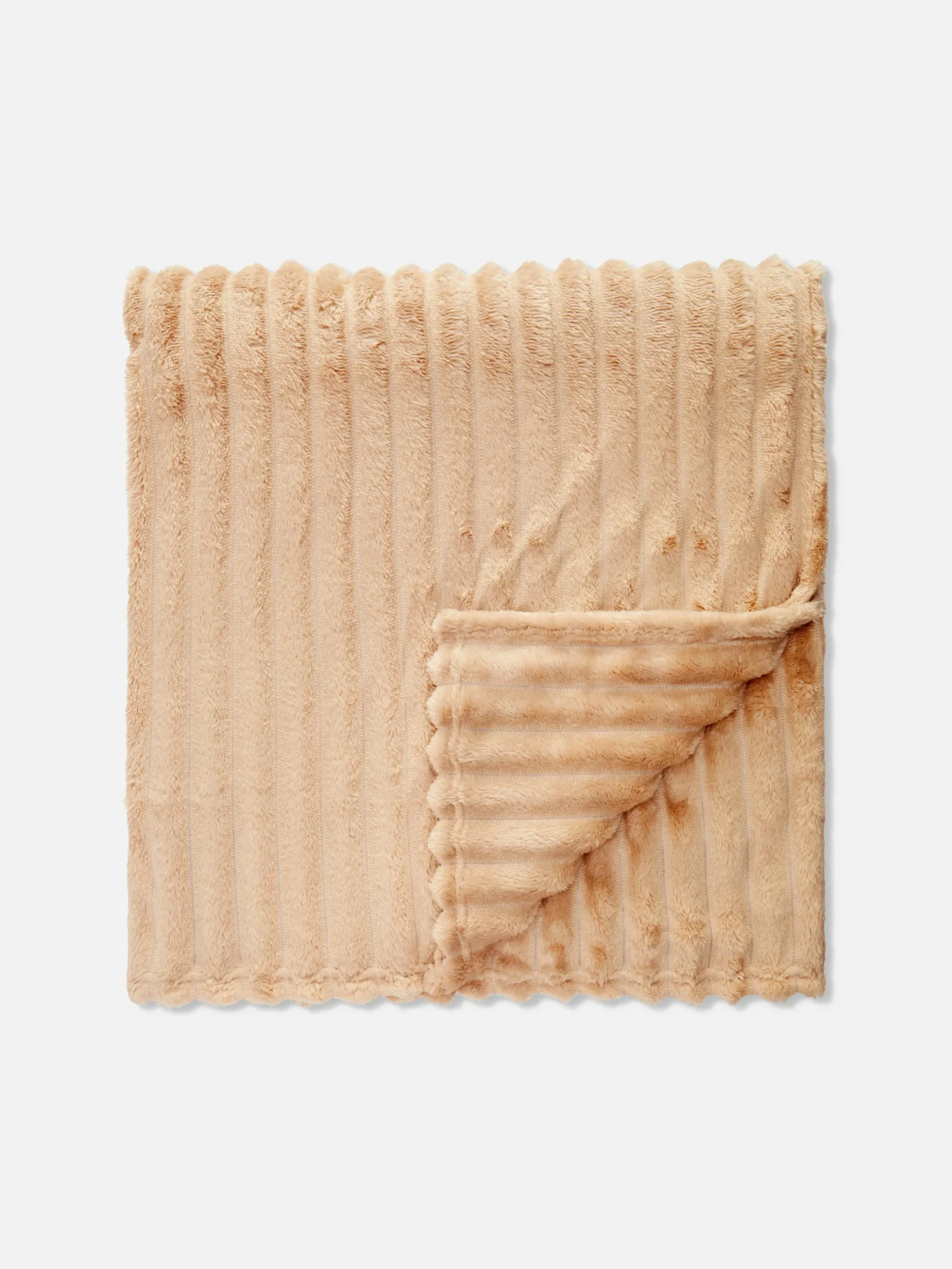 Superweicher, Gerippter Plüschüberwurf