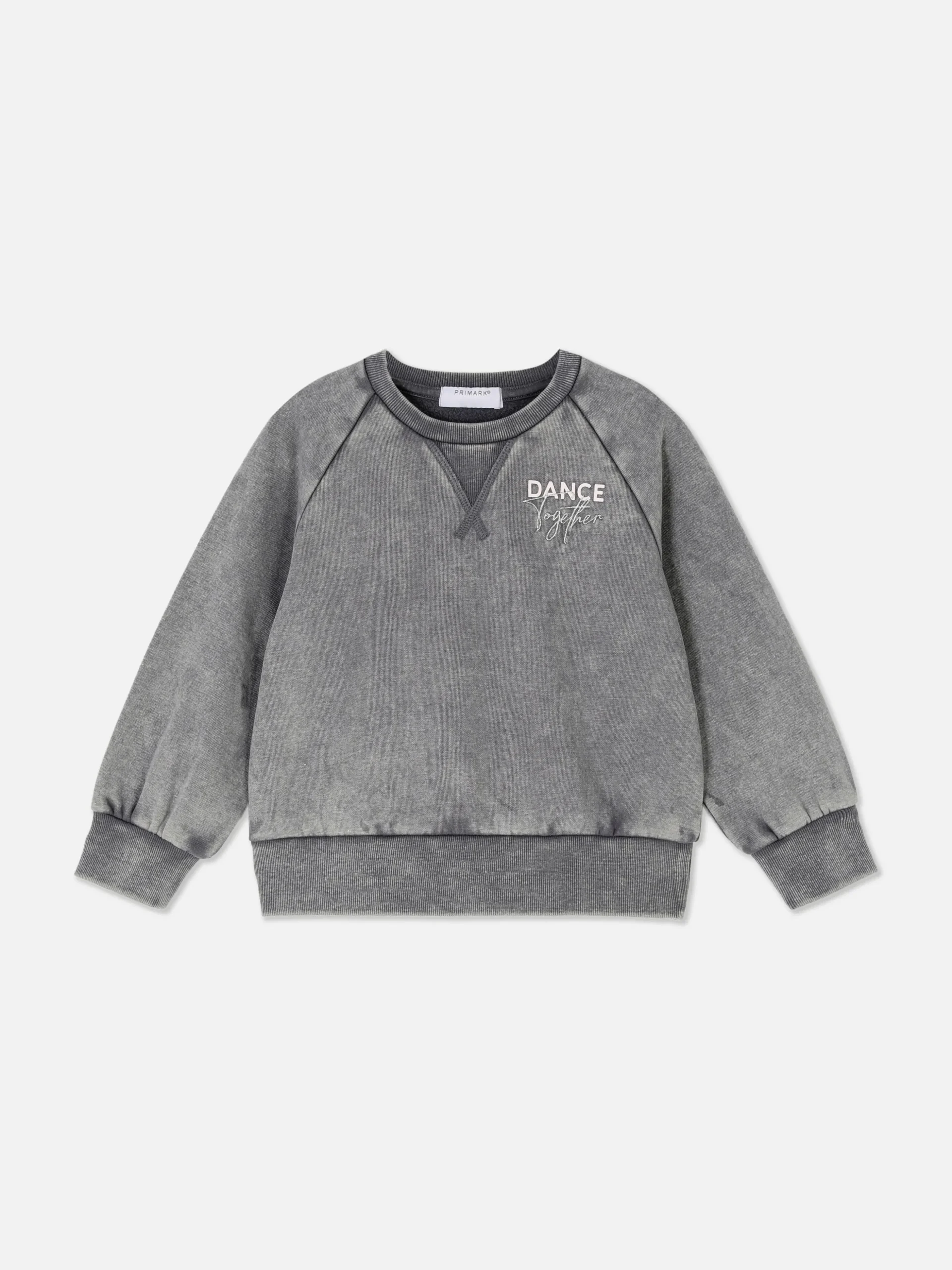 Sweatshirt In Acid-Wash-Optik