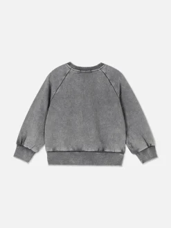 Sweatshirt In Acid-Wash-Optik