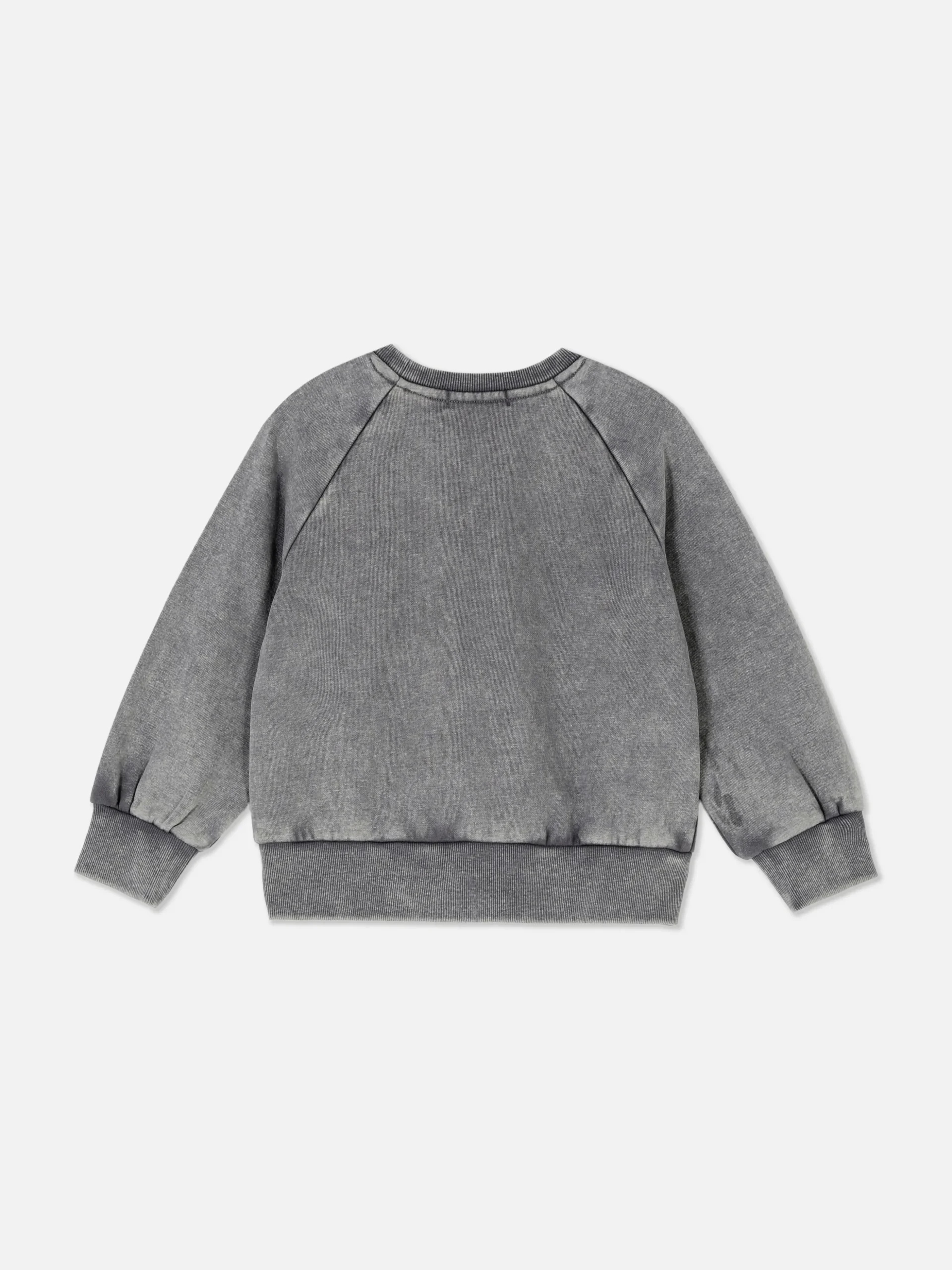 Sweatshirt In Acid-Wash-Optik