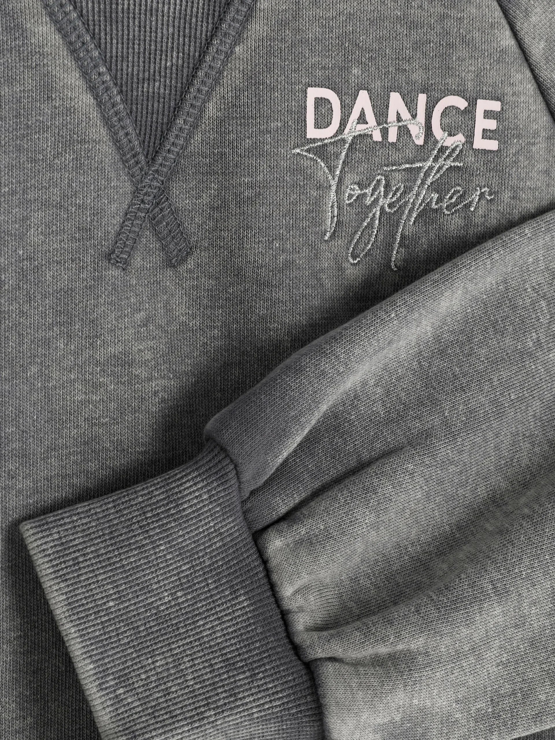 Sweatshirt In Acid-Wash-Optik