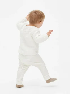 Sweatshirt Mit Lamm-Motiv Und Leggings Im Set