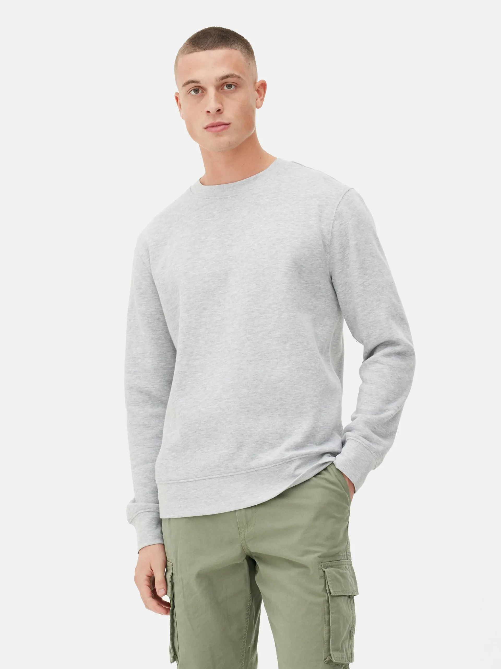 Sweatshirt Mit Rundhalsausschnitt