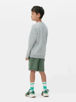 Sweatshirt Mit Rundhalsausschnitt