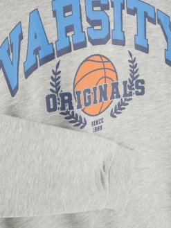 Sweatshirt Mit Rundhalsausschnitt