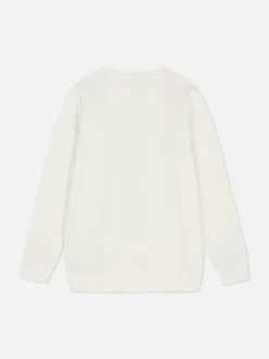 Sweatshirt Mit Rundhalsausschnitt