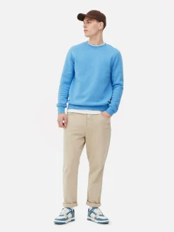 Sweatshirt Mit Rundhalsausschnitt