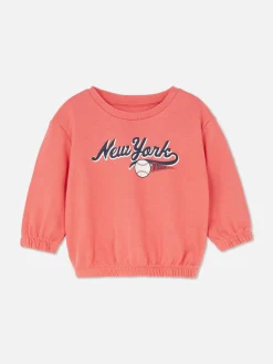 Sweatshirt Mit Rundhalsausschnitt