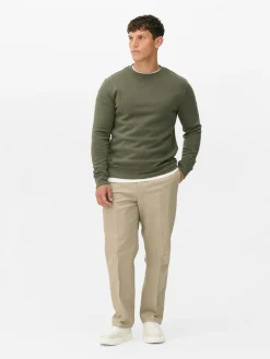 Sweatshirt Mit Rundhalsausschnitt