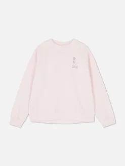 Sweatshirt Mit Slogan Und Rundhalsausschnitt