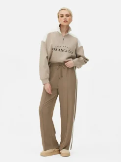 Sweatshirt Mit Trichterkragen Und Grafik