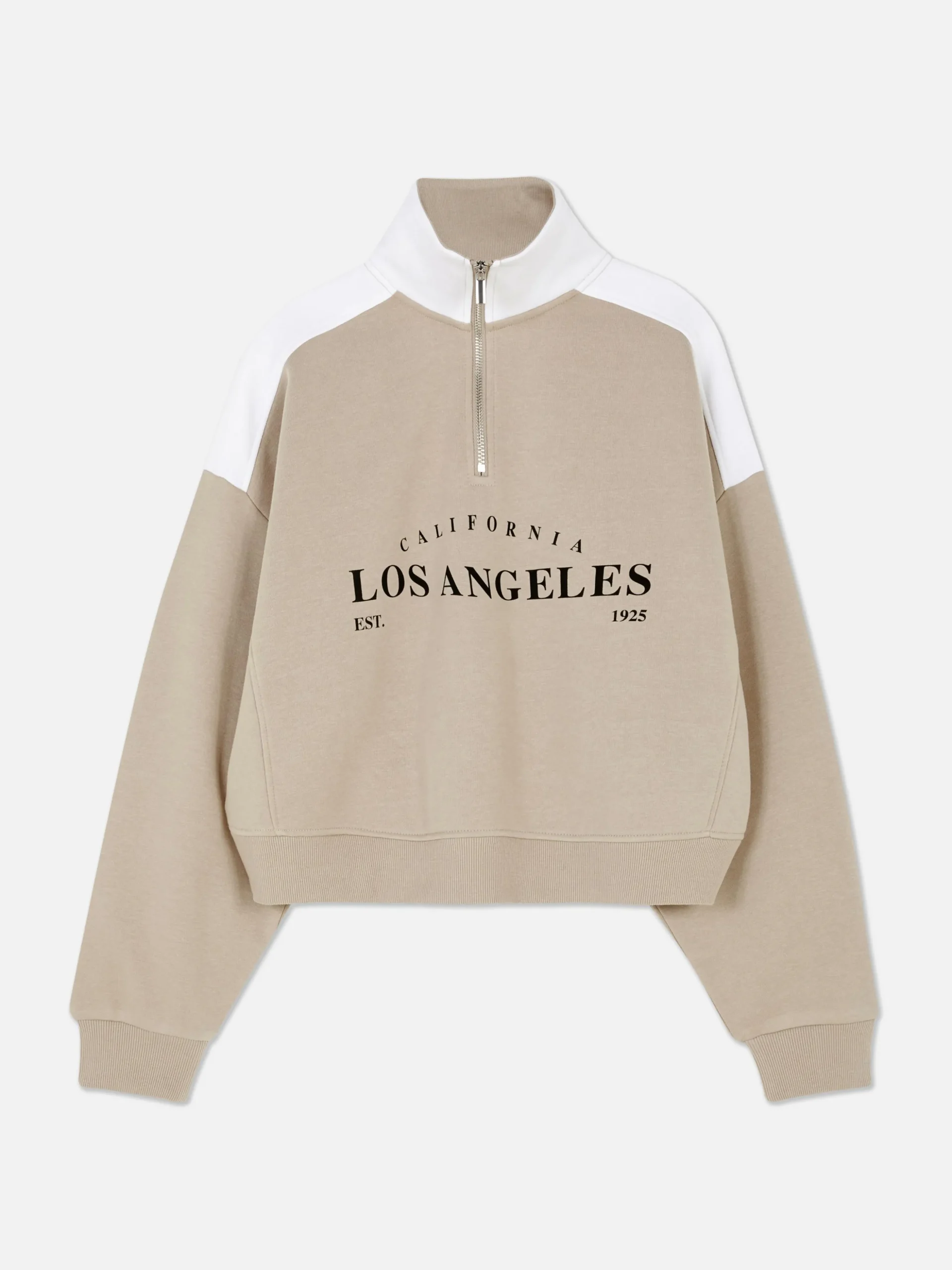 Sweatshirt Mit Trichterkragen Und Grafik