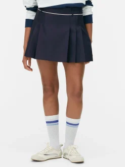 Tennis-Minirock Mit Falten