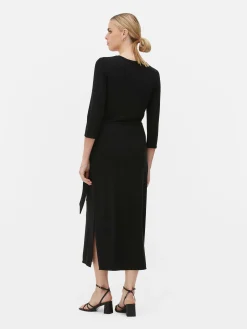 „The Edit“ Jerseykleid Zum Binden