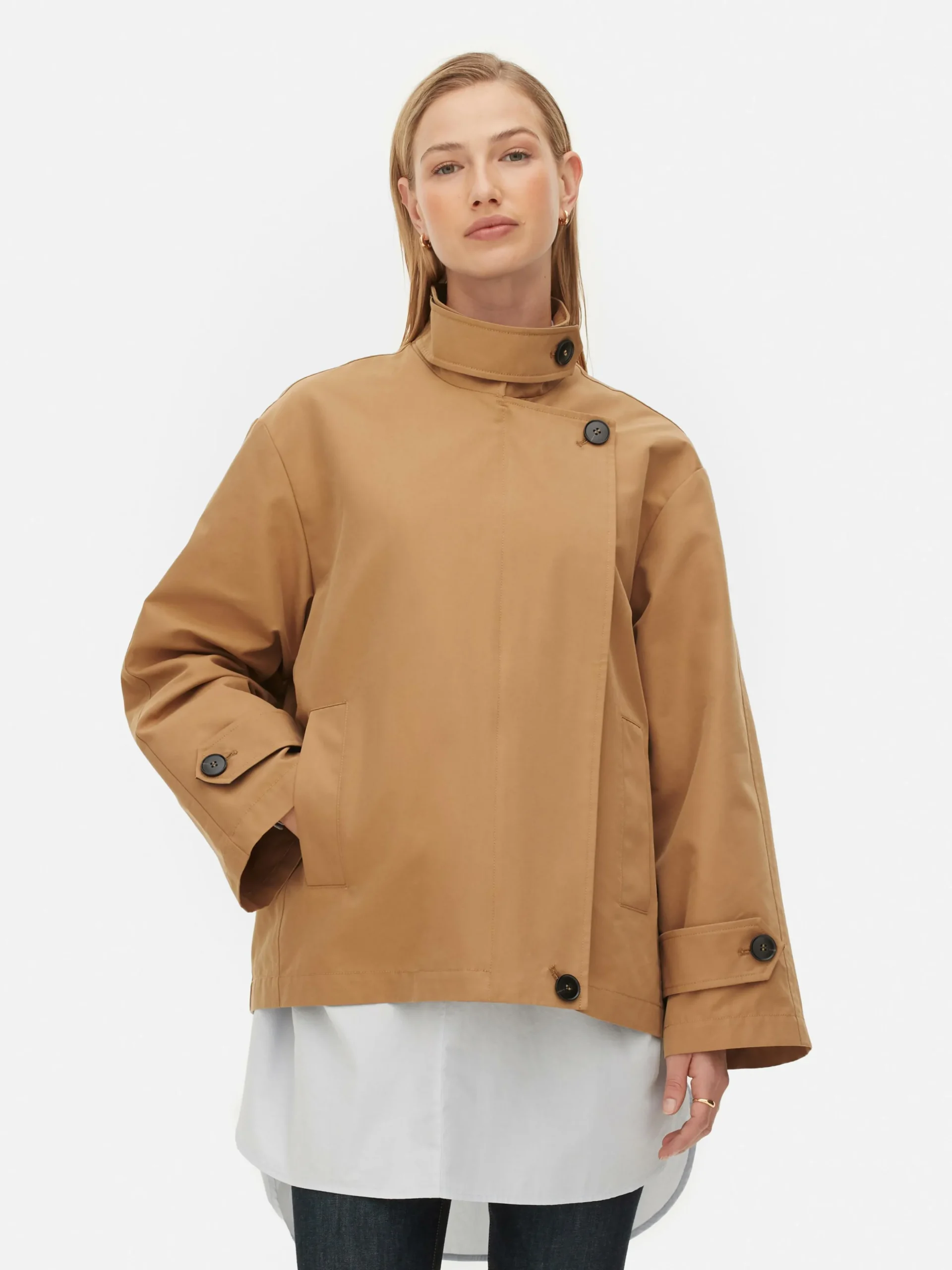 „The Edit“ Kurzer Trenchcoat