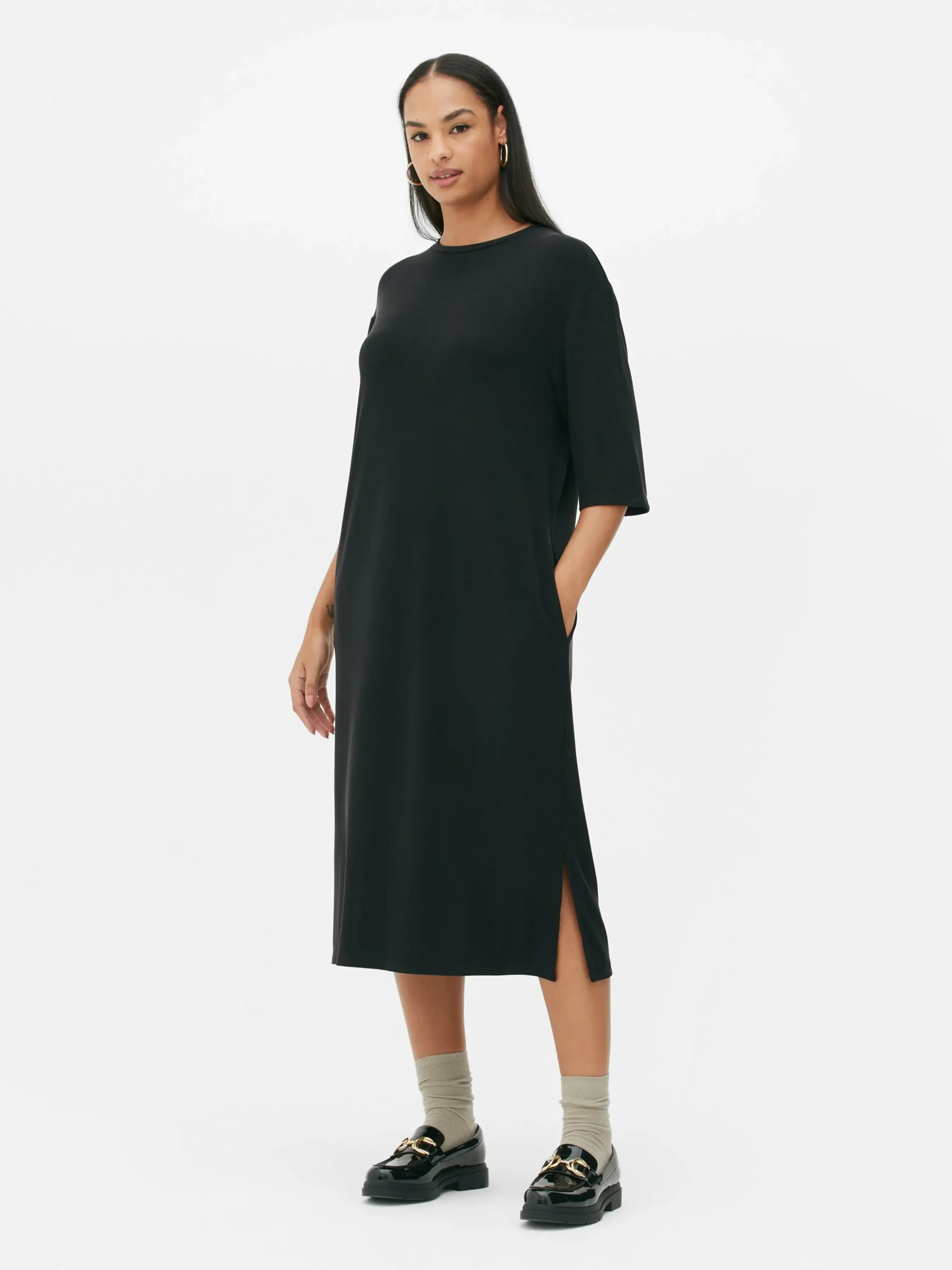 „The Edit“ T-Shirt-Midikleid