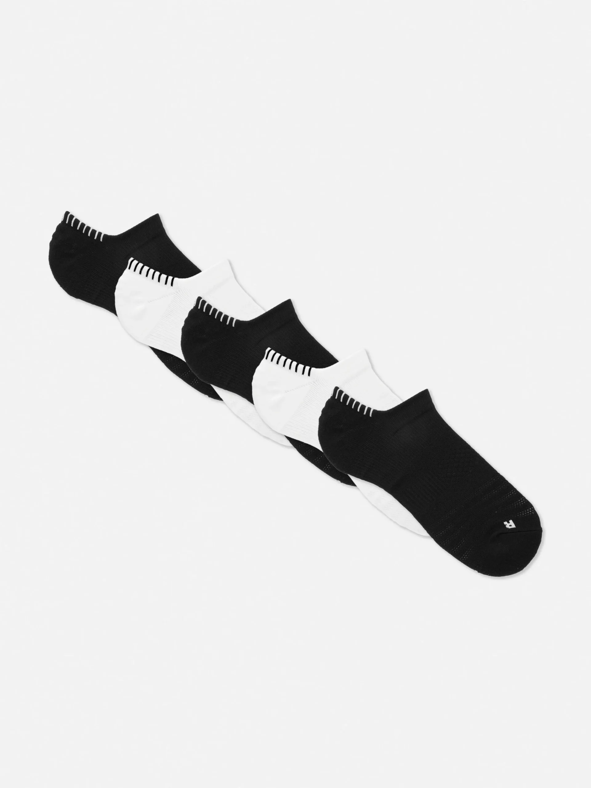 Tief Geschnittene Sneakersocken, 5er-Pack