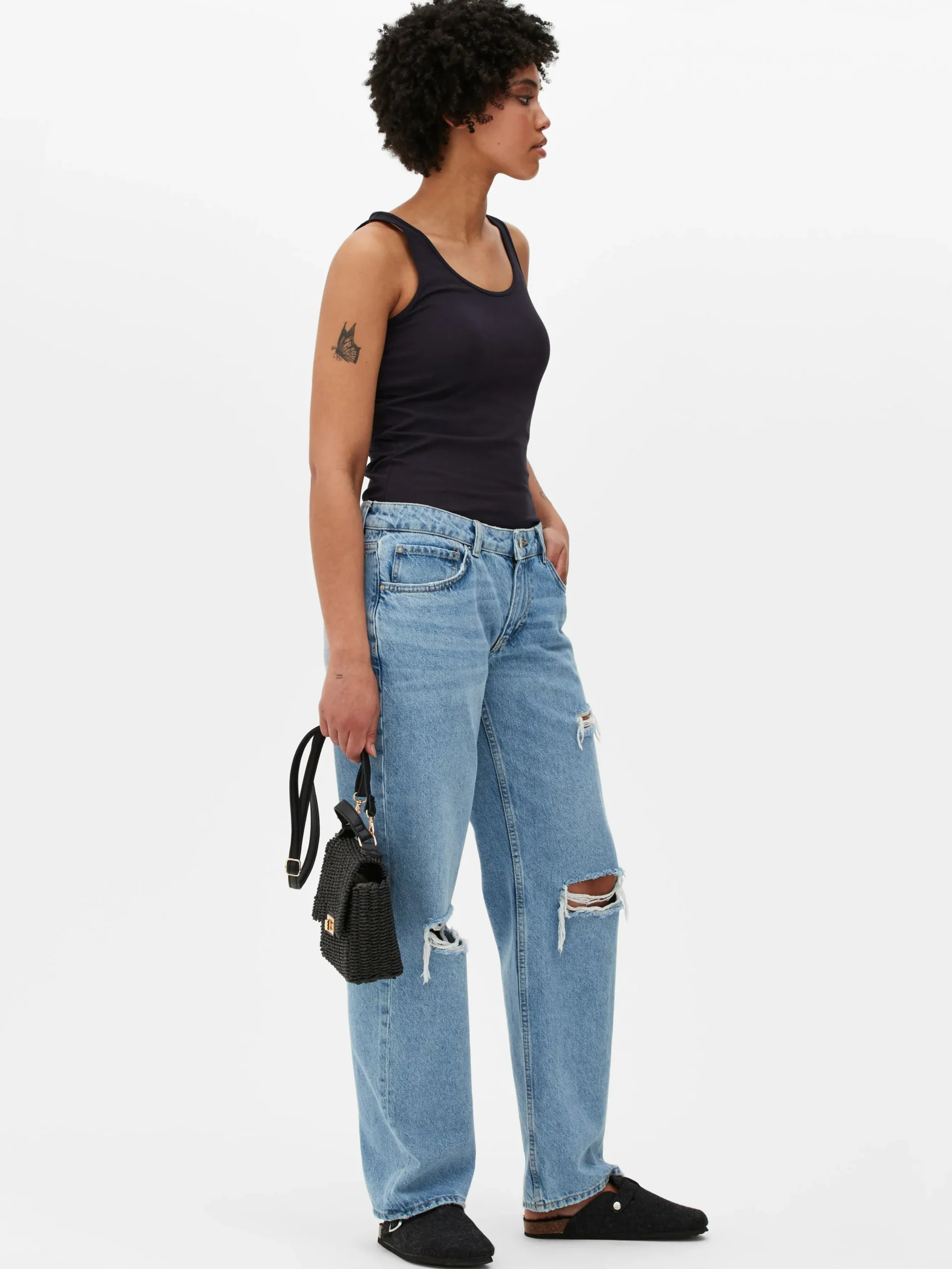 Top Aus Stretch Mit Trägern