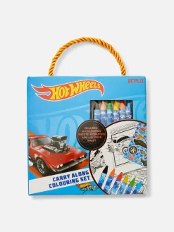 Tragbares „Hot Wheels“ Malset