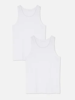 Trägertops Mit U-Ausschnitt, 2er-Pack