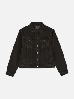 Trucker-Jeansjacke Im Stil Der 80er Jahre