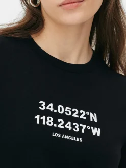 T-Shirt Aus Baumwolle Mit Grafik