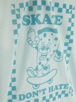 T-Shirt Aus Baumwolle Mit Grafik