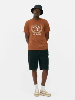 T-Shirt Mit „New York City“-Motiv