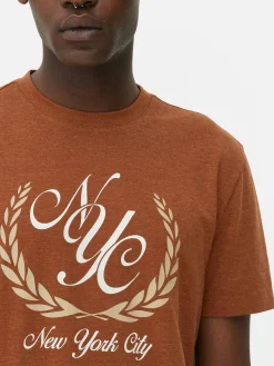 T-Shirt Mit „New York City“-Motiv