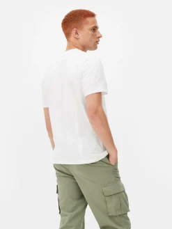 T-Shirt Mit Rundhalsausschnitt In Regulärer Passform