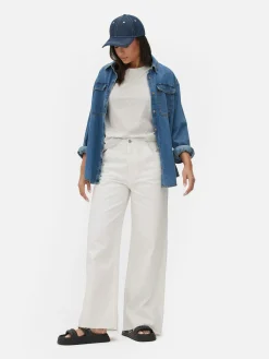 T-Shirt Mit Rundhalsausschnitt