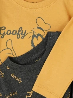 T-Shirts Mit „Disney Goofy“ Grafik, 2er-Pack