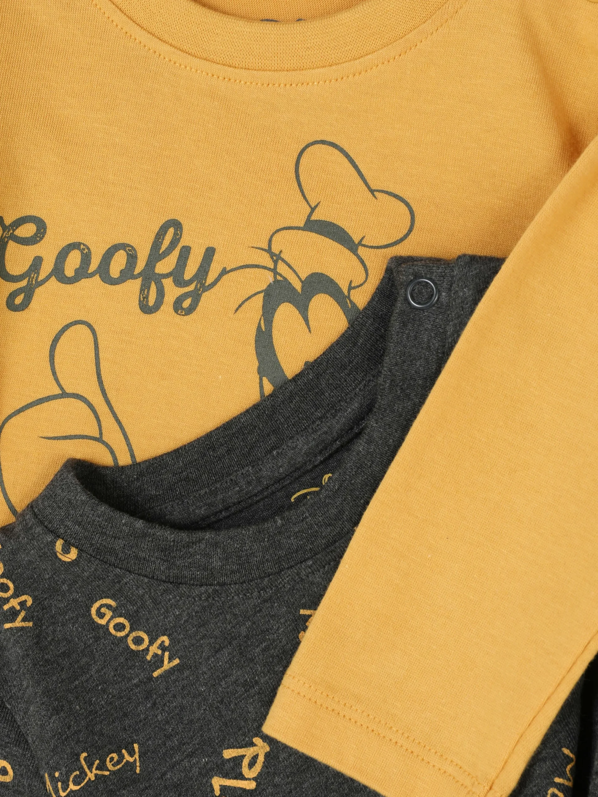 T-Shirts Mit „Disney Goofy“ Grafik, 2er-Pack