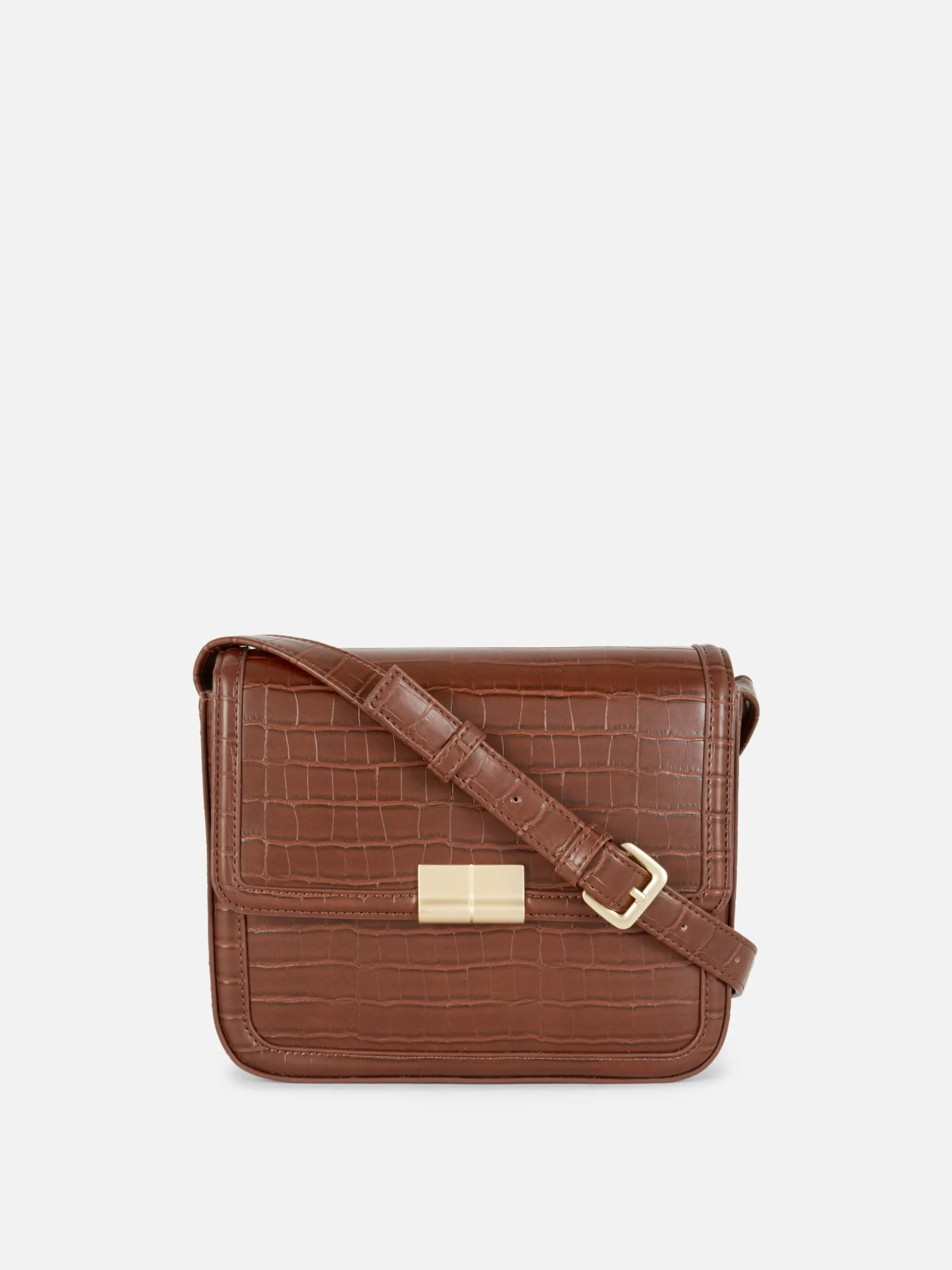 Umhängetasche In Kroko-Optik