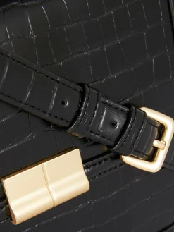 Umhängetasche In Kroko-Optik