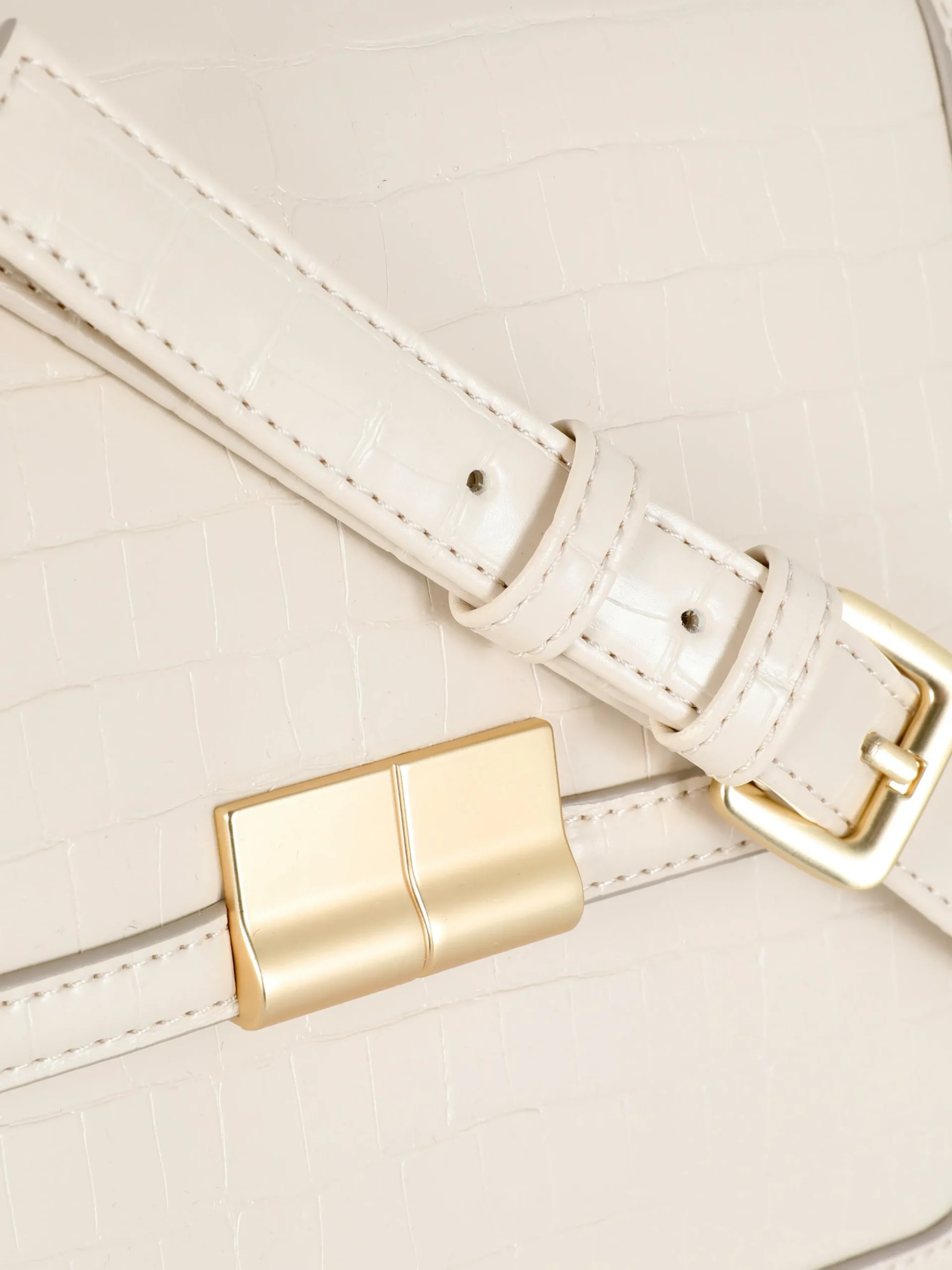 Umhängetasche In Kroko-Optik